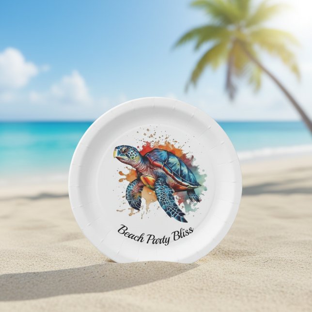 Ocean Wanderer, custom Paper Plate (Creator Uploaded)