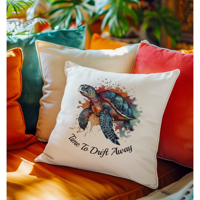 Ocean Wanderer, custom Throw Pillow (Creator Uploaded)