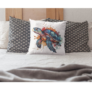 Ocean Wanderer Throw Pillow