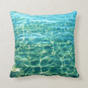 Ocean Water Light Reflection Pillow