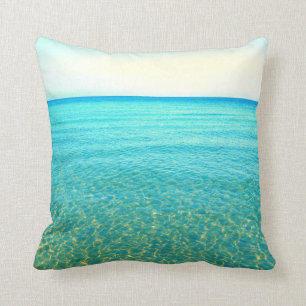 Ocean Water Light Reflection Pillow
