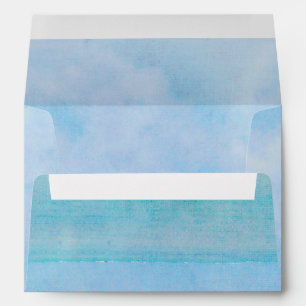 ocean watercolor envelopes