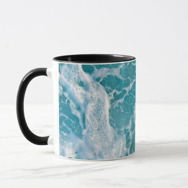 Ocean Wave Art Mug (Left)