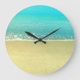 Ocean Wave Beach Wall Clock