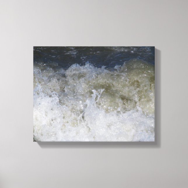 ocean wave canvas print (Front)
