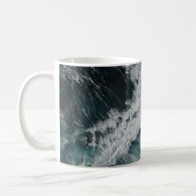 Ocean wave coffee mug (Left)
