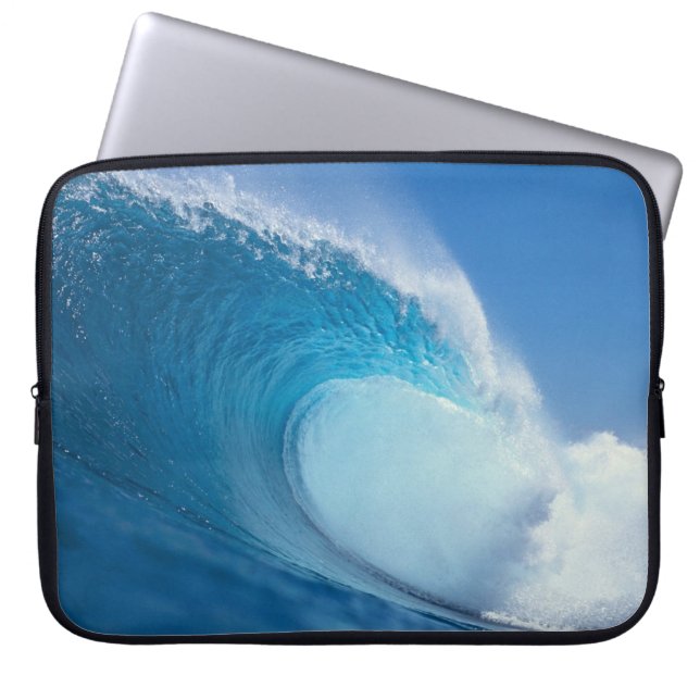 Ocean Wave Laptop Sleeve (Front)
