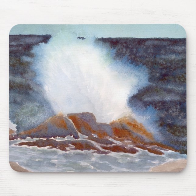 Ocean Wave Mouse Pad (Front)