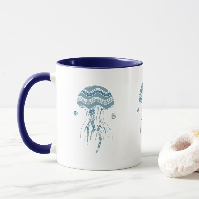 Ocean Wave Mug (With Donut)