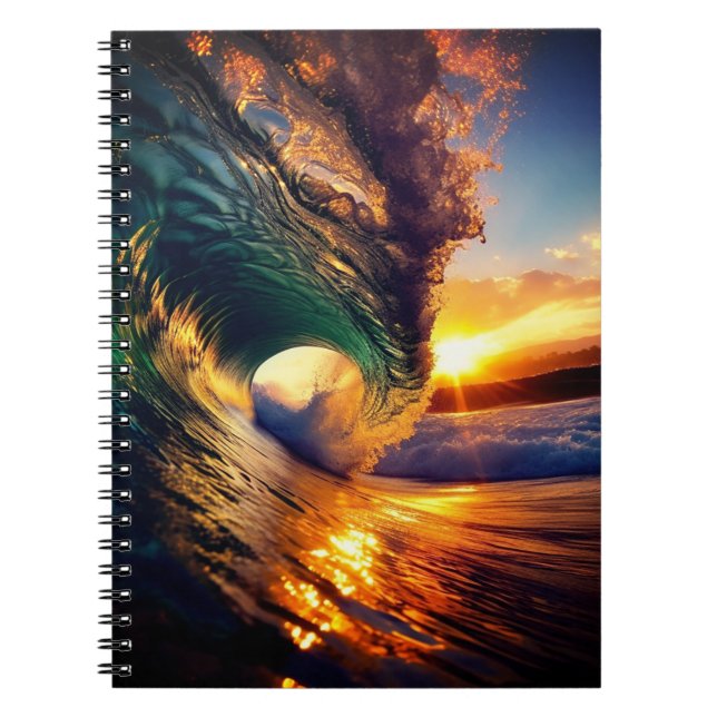 Ocean Wave Notebook (Front)