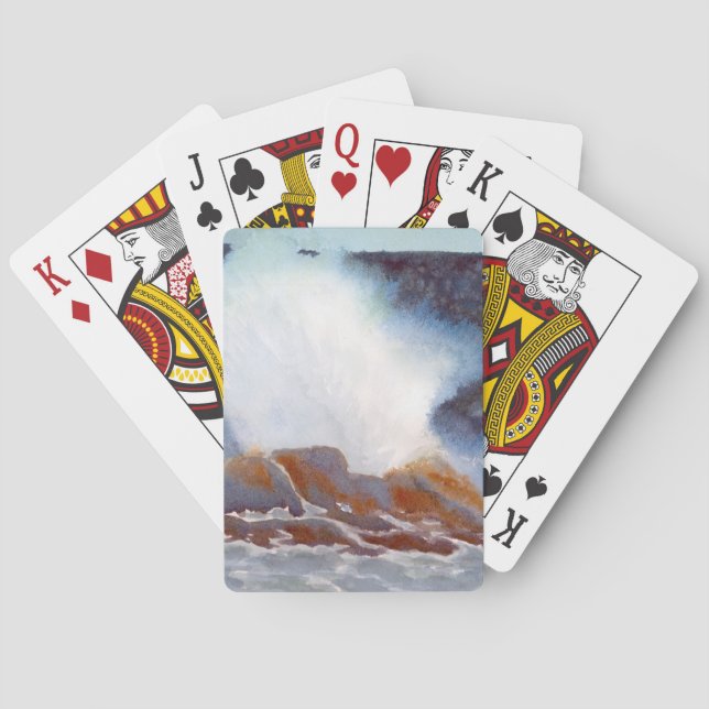 Ocean Wave Playing Cards (Back)
