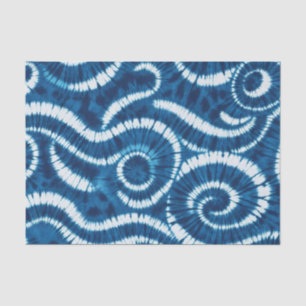 Ocean Wave Tie Dye Design Tissue Paper