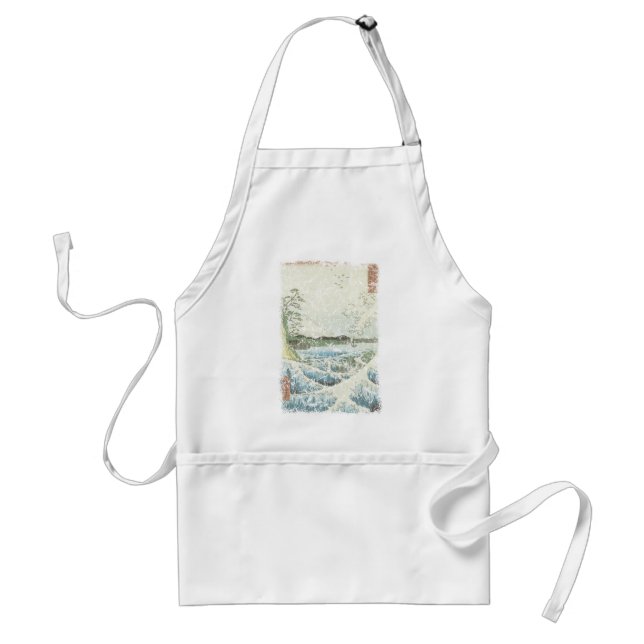 Ocean waves and Mt Fuji Standard Apron (Front)