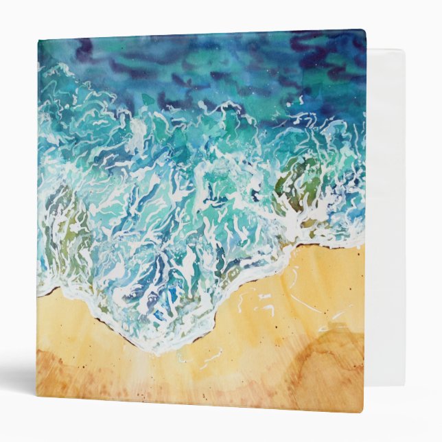 Ocean Waves at the Beach Binder (Front/Inside)
