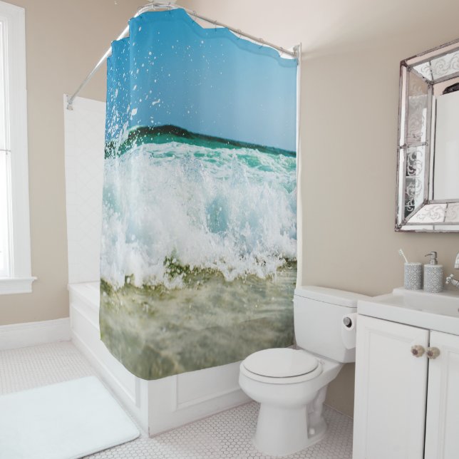Ocean Waves Beach Bath Set (In Situ)