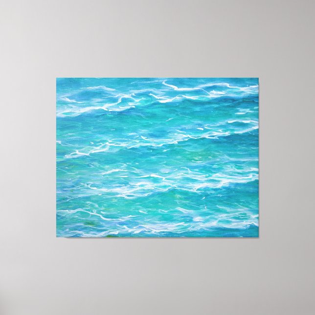 Ocean Waves Canvas Print (Front)