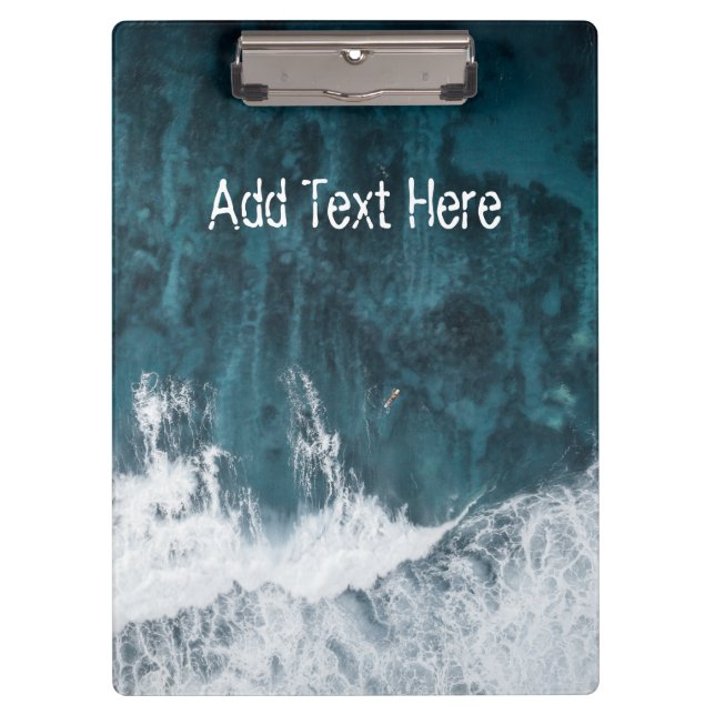 Ocean Waves Crashing Clipboard (Front)