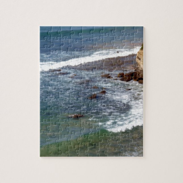 Ocean Waves Crashing Jigsaw Puzzle (Vertical)