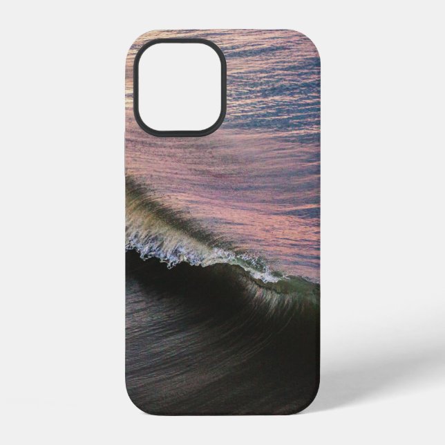 OCEAN WAVES CRASHING ON SHORE DURING DAYTIME iPhone CASE (Back)