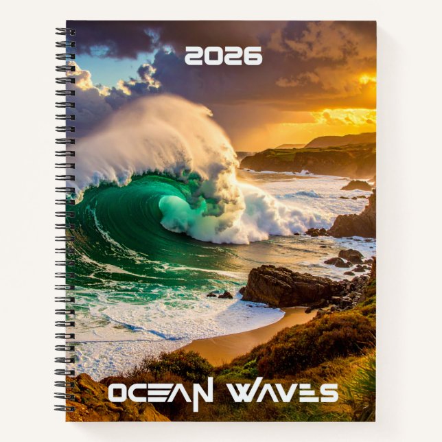 OCEAN WAVES Journal (Front)