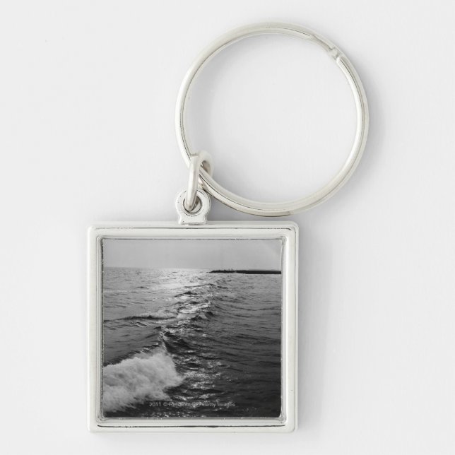 Ocean waves keychain (Front)