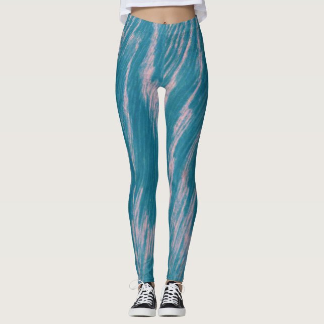 Ocean Waves Leggings (Front)