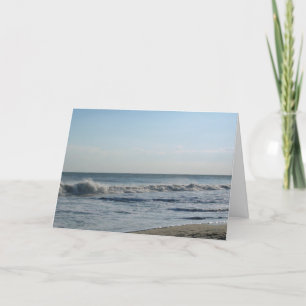 Ocean Waves Lighthouse Card