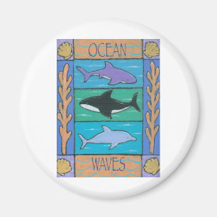 ocean waves magnet