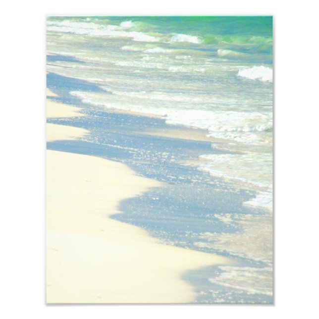 Ocean Waves on the Beach Photo (Front)
