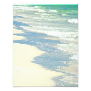Ocean Waves on the Beach Photo Print