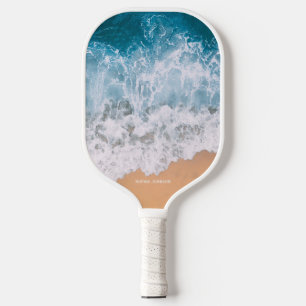 Ocean Waves personalized Pickleball Paddle
