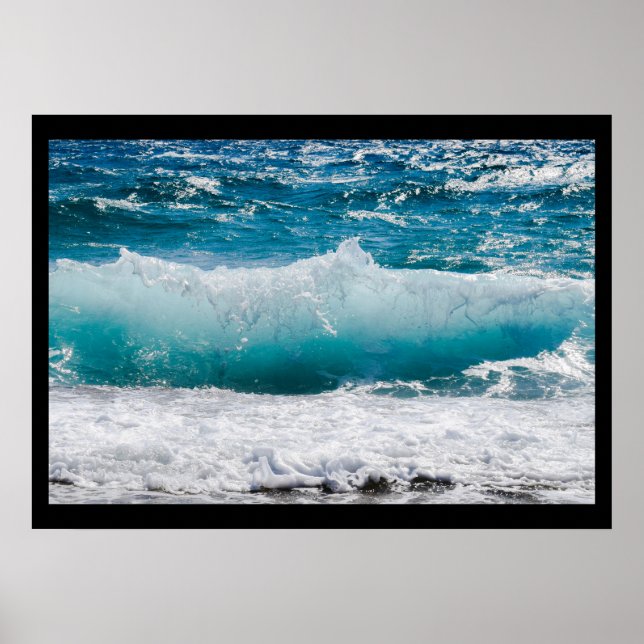 ocean waves poster (Front)