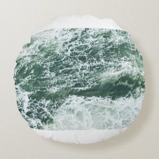 OCEAN WAVES ROUND PILLOW