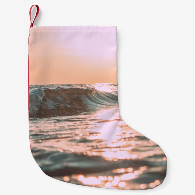 OCEAN WAVES SMALL CHRISTMAS STOCKING (Front)