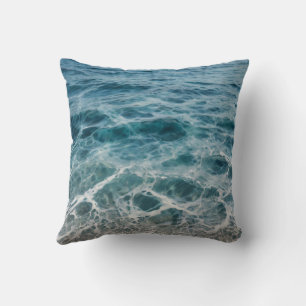 Ocean Waves Throw Pillow