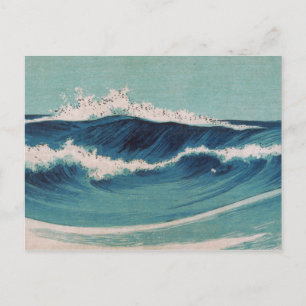 Ocean Waves -  Uehara Konen Postcard