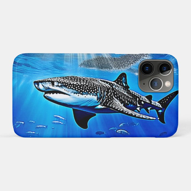 Ocean Whale Shark Giant Swimming Case-Mate iPhone Case (Back (Horizontal))