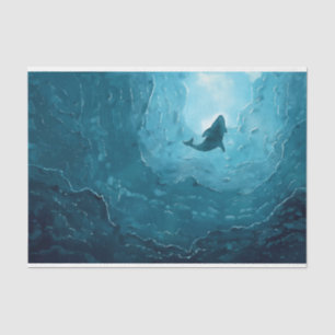 Ocean Whale Undersea Decoupage Tissue Paper