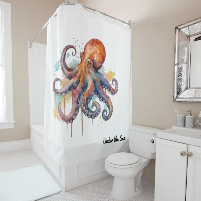 Ocean Whimsy: Colourful Octopus (In Situ)
