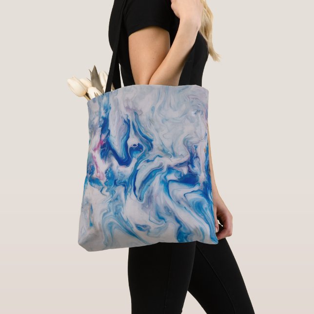 Ocean Whisper Tote Bag (Close Up)