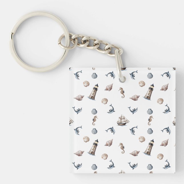 Ocean Whispers! Keychain (Front)