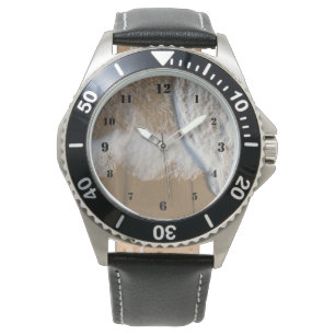 Ocean white wash on the beach watch