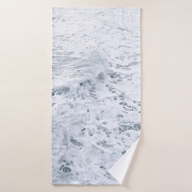 OCEAN WITH WAVE BATH TOWEL (Bath Towel)