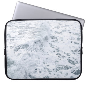 Ocean with wave laptop sleeve