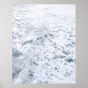 Ocean with wave poster