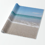 Ocean Wrapping Paper Beach Wedding Ocean I Natural<br><div class="desc">Ocean Wrapping Paper - Beach Destination Wedding - Ocean I Natural</div>