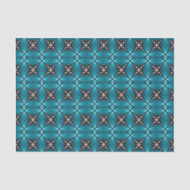 Ocean X Fractal Design Tissue Paper (Front)