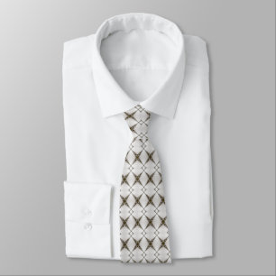 Ocean X Fractal Grey Gold - Necktie