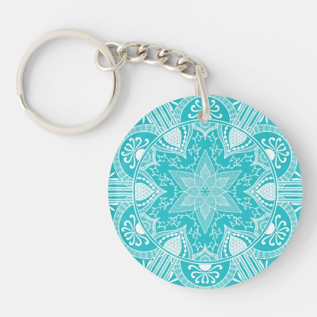 Oceana Mandala Keychain (Front)