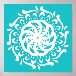 Oceana Mandala Poster